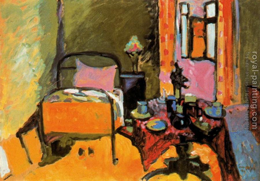 Wassily Kandinsky : Bedroom in Aintmillerstrasse Wassily Kandinsky : Bedroom in Aintmillerstrasse